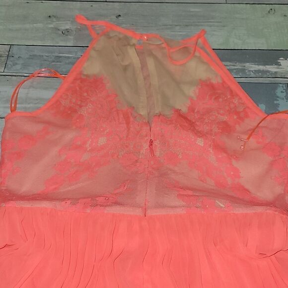 Lush Dress Neon Pink size Large - Picture 5 of 5